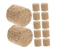 WOONEKY 12 Piezas Mini Fardos de Decorativos Rústico de Bales para Casa de Muñecas Accesorios de Decoración para Miniaturas y de Granja