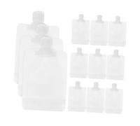WOONEKY 12 piezas Viaje para Loción con Boquilla Reutilizables Seguras y Duraderas para Champú Acondicionador y Diseño Portátil para Cuidado Facial Desplazamientos