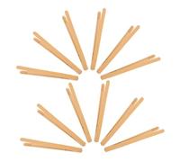 WOONEKY 12 Pinzas para Niños: Pinzas para Clasificar Cuentas - Pinzas De Bambú Montessori - Herramientas De Motricidad para Niños Pequeños - Pinzas De Bambú para Alimentos