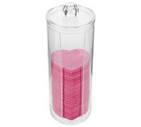WOONEKY 120 esponjas faciales redondas comprimidas - Almohadillas portátiles de algodón y pulpa de madera para limpieza facial, desmaquillaje, exfoliación y lavado. Imprescindibles de viaje.
