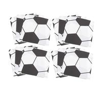 WOONEKY 120 Piezas Servilletas Cuadradas Desechables de Fútbol Papel con Diseño de Balón Decoración Temática para Fiestas de Cumpleaños y Eventos Deportivos Familiares