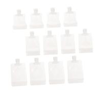 WOONEKY 12piezas Bolsa De Multiusos Para Lociones Boca De Succión De Ducha y Champú Resistente y Reutilizable