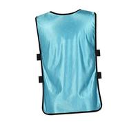 WOONEKY 12piezas Chalecos De Entrenamiento Para Adultos y Niño Niña Camisetas Sin Mangas De Poliester Transpirable Material Ligero Secado Rápido Para Fútbol y Baloncesto Talla Xl Verde Flu