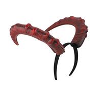 WOONEKY 1pieza Diadema De Cuernos De Demonio Para Carnaval Accesorio De Fiesta De Halloween Diadema De Cosplay Decoración De Carnaval y Fiestas Temáticas
