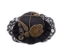 WOONEKY 1pieza Sombrero Retro Steampunk Accesorio De Pelo y Pin Para y Cosplay