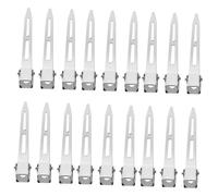 WOONEKY 2 Cajas Pinzas Pelo Duckbill Metal Pequeñas Pinza Seccionadora Antideslizante Clips Acero Inoxidable para Rizos y Cabello Grueso