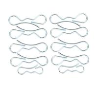 WOONEKY 2 juegos Kit de Clips Pin Retenedor de Seguridad Pasadores de Chaveta para Enganche de Remolque y Cortacésped Diseño Antiaflojamientos y Resistente Intemperie Instalación Rápida y