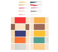 WOONEKY 2 paquetes Creativos Marcadores DIY de Papel Suave con Borlas Unidades Grandes Estilo Chino Tradicional para Lectores y Estudiantes Resistentes y Fáciles de Personalizar