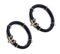 WOONEKY 2 Piezas Anillo Difusor de Aire para Estanques y Acuarios Acero Inoxidable Resistente de Discos de Burbujas de Oxígeno para Oxigenación y Mejora Calidad del Agua