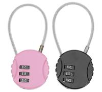 WOONEKY 2 Piezas cerradura de puerta cerradura de caja de herramientas cadeados cacifos candados taquillas gimnasio Candado impermeable