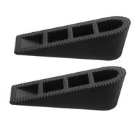 WOONEKY 2 Piezas Door Wedge Stopper Antiskid Rubber Anti-Collision Blocks For Home Indoor Use Child Safety Non-Slip Textured Bottom