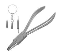 WOONEKY 2 Piezas Kit de Reparación de Gafas Inoxidable con Alicates para Almohadillas Nasales y Destornillador Herramientas de Reparación de Anteojos para Uso Doméstico