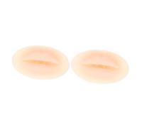 WOONEKY 2 Piezas Molde De Labios De Labios Piel Falsa Labio 3d Modelo De Labios Modelo Del Cuerpo Humano Maniquí Tatuajes Practican La Piel Práctica De La Piel Gel De Sílice
