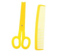 WOONEKY 2 Piezas Peines y Tijeras Gigantes para Cosplay y Halloween Accesorios de Broma para Carnaval y Fiestas Herramientas Ligeras para Actuaciones y Disfraces Teatrales