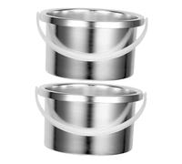 WOONEKY 2 Piezas Revestimiento Máquina De Terapia Cera Calentador De Metal Recipiente De Repuesto Para Calentador Para Uso Aromaterapia