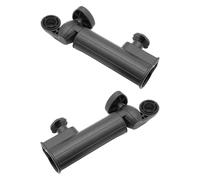 WOONEKY 2 Piezas Soporte para Paraguas de Golf Resistente Ajustable con Pinza para Carrito Compatible con Sillas de Paseo Scooters y Carritos de Playa Pack de Unidades