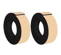 WOONEKY 2 Rollos Protector de Patas de Muebles EVA Negro | Patas de Silla y Soportes de Tv, Uso en Superficies Lisas y Secas, Reduce Vibración