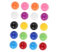 WOONEKY 20 Piezas Bolas Plásticas Pequeñas para Juguetes de Cuentas para Aprendizaje de Matemáticas Accesorios de Bolas para Enseñanza de Probabilidad y Desarrollo de Habilidades Motoras