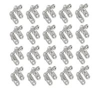WOONEKY 20 piezas Pestillos Vintage para Puertas y Cajas de Madera Cierre de Gancho Estilo Antiguo Bisagras y Cierres para Maletas y Joyeros Accesorios Duraderos para Proyectos DIY
