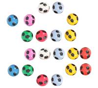 WOONEKY 20 Piezas Saltarinas de Goma para Bolas Rebotadoras Pequeñas Juguetes Seguros y para Interiores y Exteriores para Fiestas Infantiles Color Aleatorio Color Aleatorio