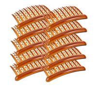 WOONEKY 24 Piezas Peine de Plástico con Dientes para Cabello Lateral Retro Resistente con Diseño Ondulado y Recto Accesorio para Nupcial y de Boda para Mujeres y Niñas