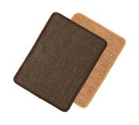 WOONEKY 2piezas Alfombrilla Rascadora para Gatos De Antideslizante para Proteger Muebles y Satisfacer El Instinto Natural De Rascado De Tu Mascota