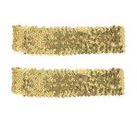 WOONEKY 2piezas Diademas Deportivas Para Mujer Lentejuelas Brillantes Elásticas y Antideslizantes Para Correr Yoga y Fitness