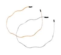 WOONEKY 2piezas Diademas Onduladas Elegantes Para Mujer Diadema De Decoración Cabello