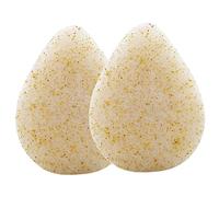 WOONEKY 2piezas Esponjas Exfoliantes De Caracol Natural De Herramientas De Limpieza Facial Rica Para Exfoliación y Desmaquillado Adecuadas Para Cuidado Diario Piel