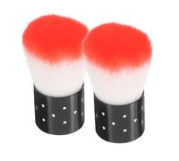 WOONEKY 2piezas Herramientas De Manicura Kit De Polvos Pincel Para Plumero Para Principiantes Duradera