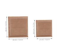 WOONEKY 3 piezas Almohadas Térmicas Resistentes al Calor para Planchado Almohadillas Reutilizables Antiadherentes para Transferencia de Calor Proyectos Pequeños Ropa Accesorios