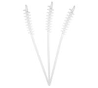 WOONEKY 3 Piezas Cepillo para Serpentín de Refrigerador, Cepillo Secador de Pelusa, Nylon, Mango Largo, Blanco, para Limpieza de Lavadora y Zonas de Difícil Acceso