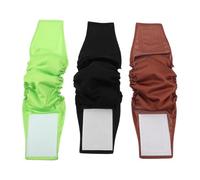 WOONEKY 3 Piezas Cinturón Abdominal Reutilizable para Perros Machos Paquete Absorbente y Prueba de Fugas para Perros Pequeños Interiores y Exteriores