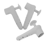 WOONEKY 3 piezas Cubiertas de Manija de Puerta de Silicona con Ventosa para Protección Anticolisión Instalación Herramientas para Hogar y Oficina