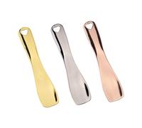 WOONEKY 3 piezas Espátulas Metálicas para Maquillaje Cucharas Prácticas para Crema y Facial Herramienta para Extracción y Aplicación Precisa