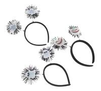 WOONEKY 3 Piezas Halloween Glow In The Dark Hair Hoops Lightweight Bat And Ghost Headbands For And Adults Fit Cosplay Accessories For Festive Parties