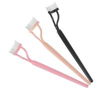 WOONEKY 3 Separadores De Pestañas De Metal Herramienta De Maquillaje Peine Para Pestañas