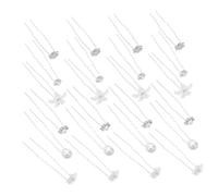 WOONEKY 30 Piezas Accesorios Para El Cabello De Flores Accesorios Para El Cabello Con Clip En Forma De u Tocados De Novia Horquillas De Boda De Varios Estilos Pinza De Pelo Nupcial Silver