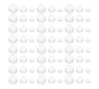 WOONEKY 350 Piezas Pegatinas Decorativas de Resina en Forma de Gotas para Manualidades DIY y Scrapbooking, Accesorios Planos Redondos Ideales para Fundas de Teléfono