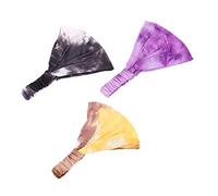 WOONEKY 3piezas Cinta Pelo Mujer Diadema De Algodón Diseño Ajustable y Ala Ancha