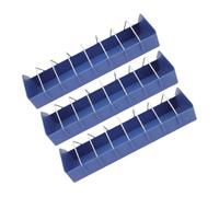 WOONEKY 3piezas Comedero Colgante para Pájaros Compartimentos Plástico Grueso Adecuado para Alimentar Gorriones y Cacatúas Jaulas Pequeñas