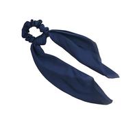 WOONEKY 3piezas Gomillas De Pelo De Satén Para Mujeres y De Coleteros Sólidos Azul Marino Rojo Negro Lazo Perfectos Para Peinados Elegantes y Ocasiones Especiales