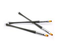 WOONEKY 3piezas Pinceles Para Nail Art Manicure Brush Uv Gel Pen Herramientas De Pintura Para Decoración De Uñas Accesorios De Manicura