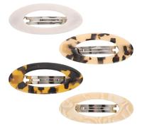 WOONEKY 4 Horquillas Vintage Con Resorte Y Arco Para El Cabello Accesorio Ovalado Francés Horquilla Retro Con Arco Pasador Retro Pinza Hueca Vintage