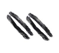 WOONEKY 4 Piezas Amortiguador De Cuerda De Arco Accesorios De Caza Silenciador De Tiro con Arco Silenciador De Cuerda De Arco Estabilizador De Flecha Piel De Conejo Suite Exterior