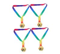 WOONEKY 4 Piezas de Baloncesto de Metal Doradas para Competencias Deportivas y Premios Eventos Escolares y Comunitarios