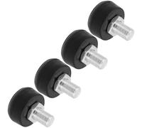 WOONEKY 4 Piezas De Repuesto para Zapatas De Freno Topes De Puntera para Patines Soporte De Disco De Freno Protectores De Puntera para Patines Color Negro