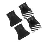 WOONEKY 4 Piezas Difusor de Pelo para Secador de Pelo Accesorios de Estilización y Secado Boquillas de Plástico para Salón y Kit Completo con Boquilla de Peine y Concentrador