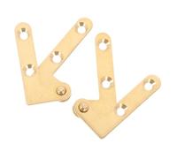 WOONEKY 4 Piezas Oculta de Puerta Eje Ajustable Pivotante para Puertas Secretas Vidrio y Metal