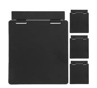 WOONEKY 4 Piezas Protector de Interruptor Plástico para Aire Acondicionado Caja Resistente Salpicaduras para Panel de Control Central Cubierta Decorativa y Prueba de Agua Tipo Color Negro